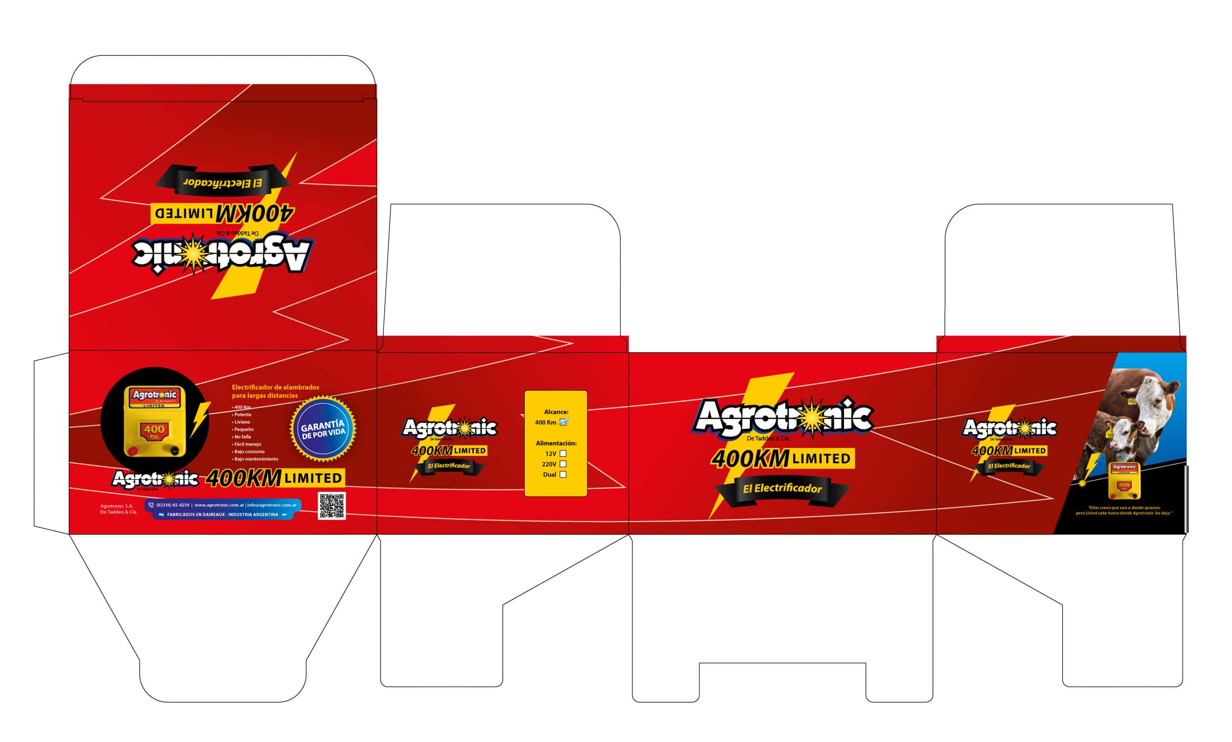 packaging caja Agrotronic